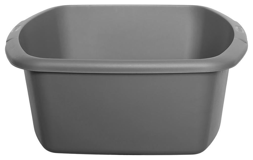 Large Rectangular Washing Up Bowl, Silver - H05072