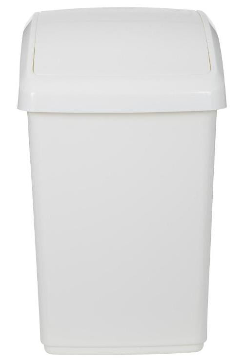 10L Swing Top Bin, Cream - H10S48