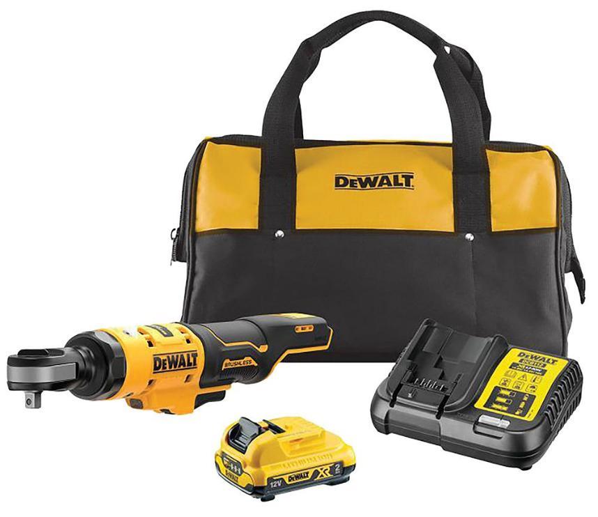 12V XR 2Ah Li-Ion 1/4" Open Head Ratchet Kit - DCF504D1-GB