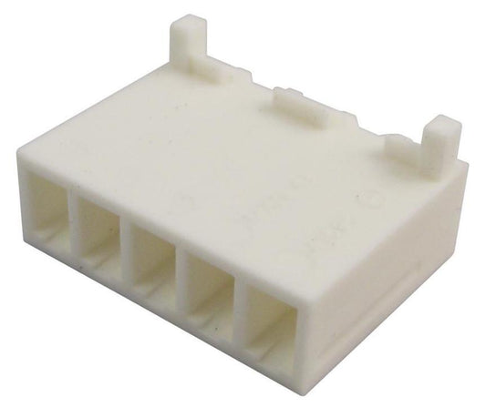 5 Way Crimp Terminal Connector Socket Receptacle House, Friction Ramp, 3.96mm Pitch - 09-50-8053