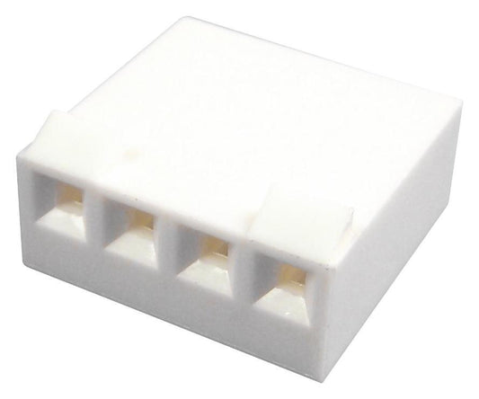 10 Way Crimp Terminal Connector Socket Receptacle House, Friction Ramp, Natural, 3.96mm Pitch - 09-50-8101