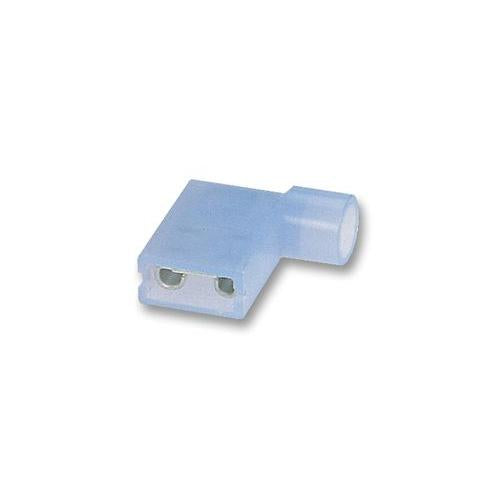 KST - DNFPO2-6.3FLAG. - BLUE, 16A CRIMP PLUG - ELBOW , PACK OF 100