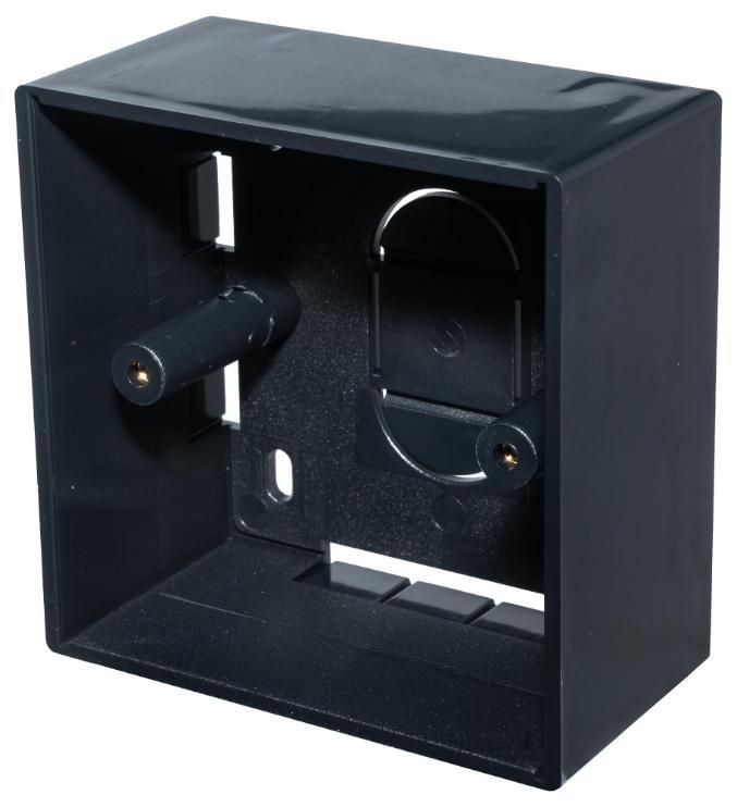 1 Gang 45mm Surface Back Box, Black - 3L45BK