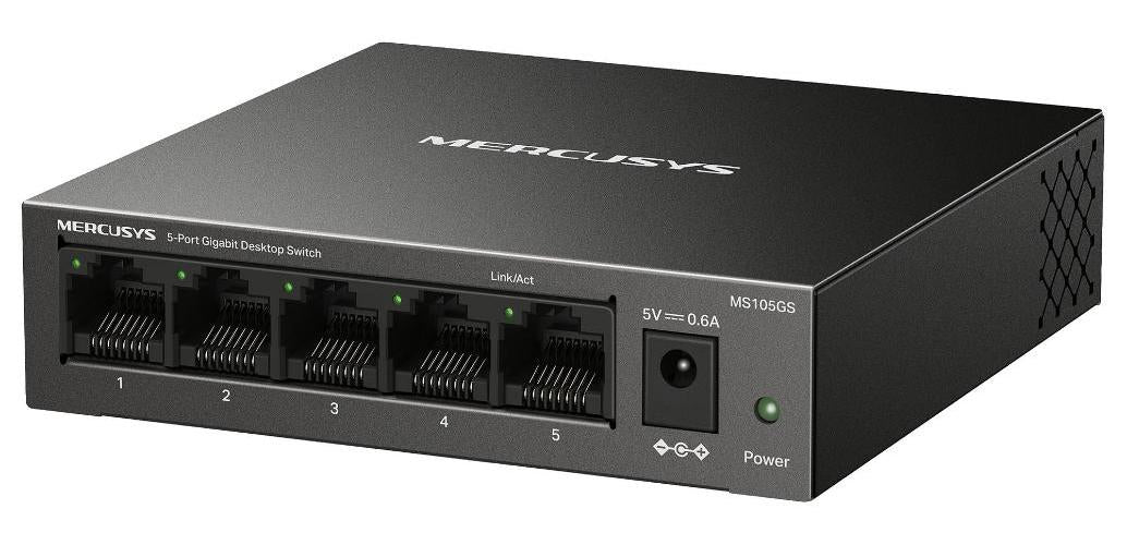5 Port 10/100/1000Mbps Gigabit Desktop Switch - MS105GS