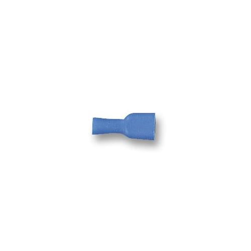 MULTICOMP FDFD2-250. - BLUE 6.3MM FUL INS FEM PUSH ON SPADE TERMINAL , 100 PACK
