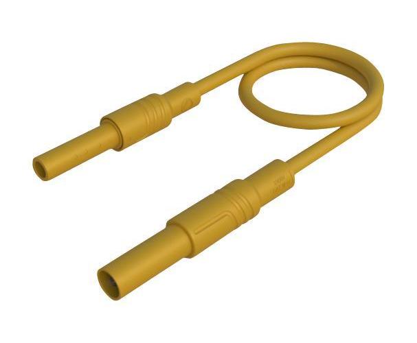 4mm Banana Plug Test Lead, 1kV, 32A, 1m, Yellow - 934046103