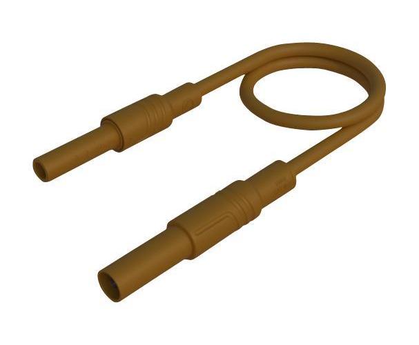 4mm Banana Plug Test Lead, 1kV, 32A, 1m, Brown - 934046105