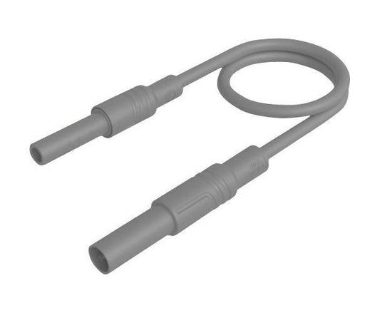4mm Banana Plug Test Lead, 1kV, 32A, 1m, Grey - 934046106