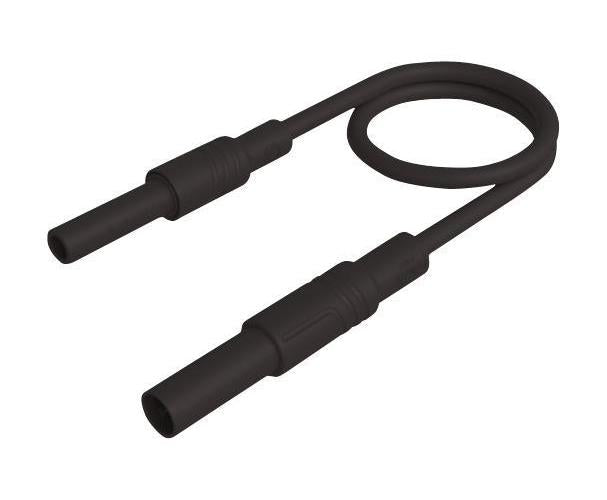 4mm Banana Plug Test Lead, 1kV, 32A, 2m, Black - 934047100
