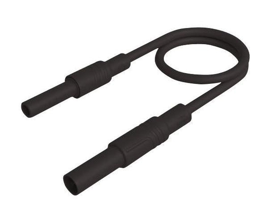 4mm Banana Plug Test Lead, 1kV, 32A, 2m, Black - 934047100