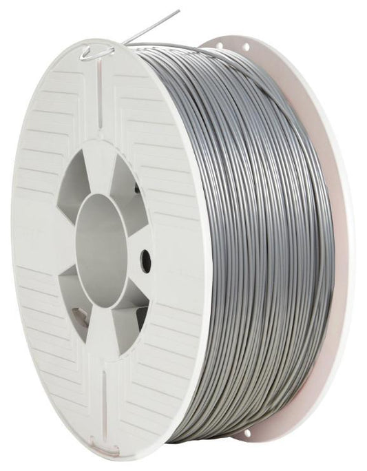 1.75mm Aluminium / Grey ABS Filament for 3D Printer, 396m Reel, 1kg - 55032