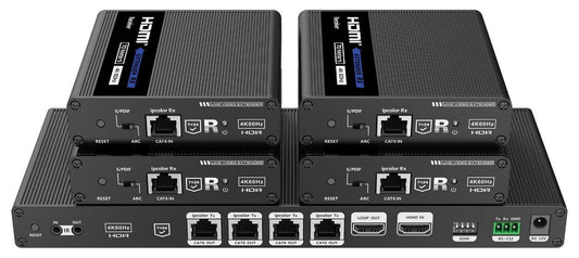 4 Way 4K UHD 60Hz HDMI 2.0 Extension Splitter with IR, 70m - PSG3526