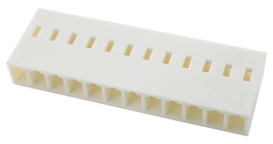 12 Way Crimp Terminal Connector Socket Receptacle House, Friction Ramp, 3.96mm Pitch - 09-50-8123