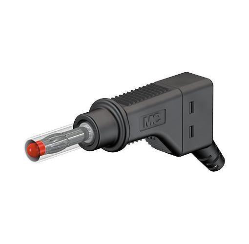4MM PLUG, SHROUDED, BLACK - 66.9328-21