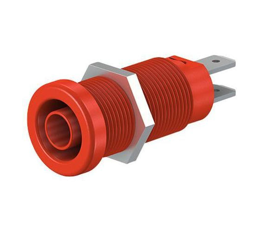 4MM PLUG, SHROUDED, RED - 66.9131-22