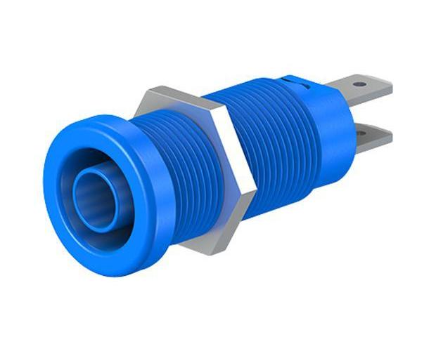 4MM SOCKET, SHROUDED, BLUE - 66.9131-23