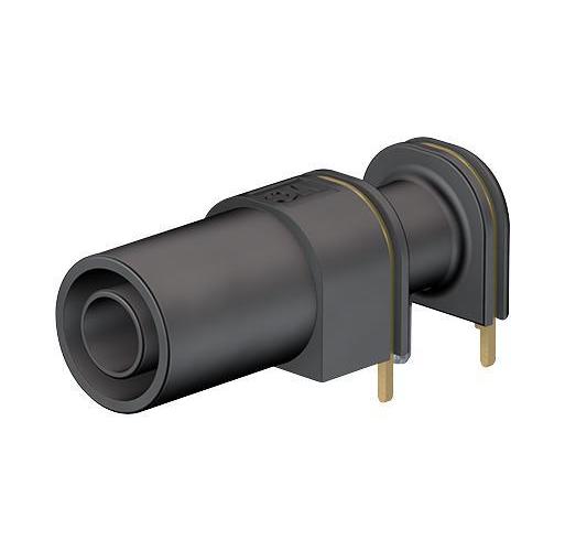 4MM SOCKET, R/A, PCB, BLACK - 66.9040-21