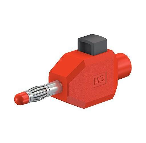 4MM PLUG, SPRING LOADED, RED, 2PK - KLS4 ROT