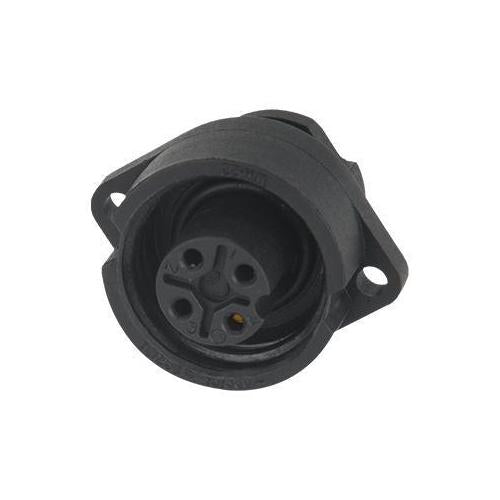 4 Pole Circular Panel Mount Plug, IP67, Screw Terminals - MP007686