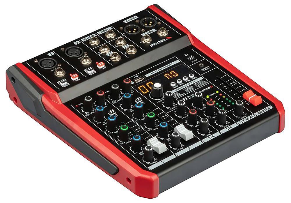 6 INPUT MIXER FX USB - PLAYMIX6