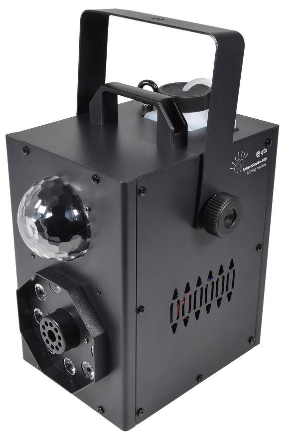 160.492UK - Compact 400W LED Fog Machine with RGB Magic Ball Effect - SPHEROSMOKE-400
