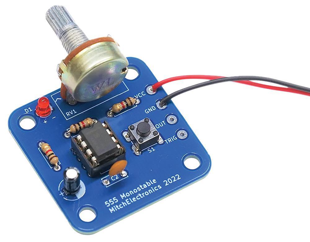 555 Monostable Circuit Project Kit - 555MONOSTABLE