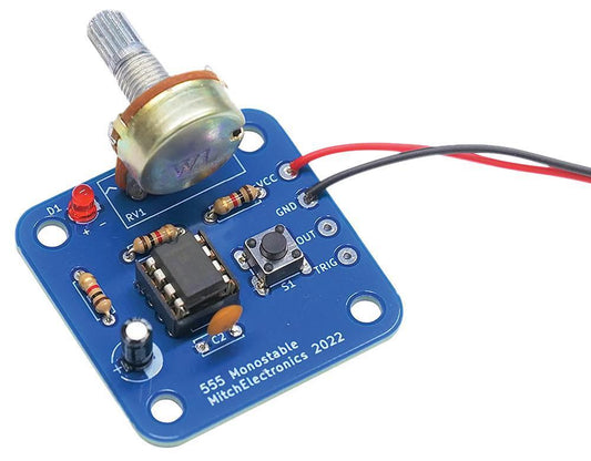 555 Monostable Circuit Project Kit - 555MONOSTABLE