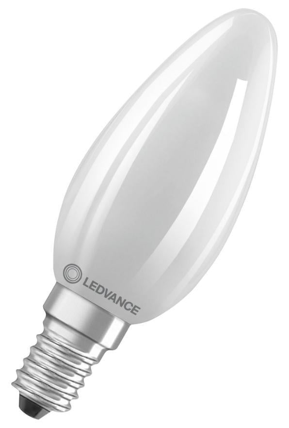 4.2W LED Frosted Candle Bulb, E14, 2700K, 470lm, Dimmable - 4099854065613