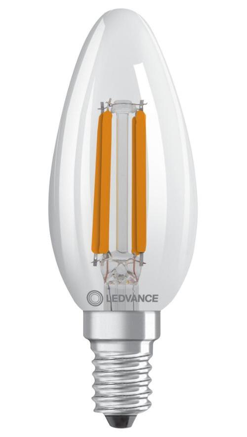 2.5W LED Filament GLS Bulb, E14, 2700K, 470lm, Non-Dimmable - 4058075747821