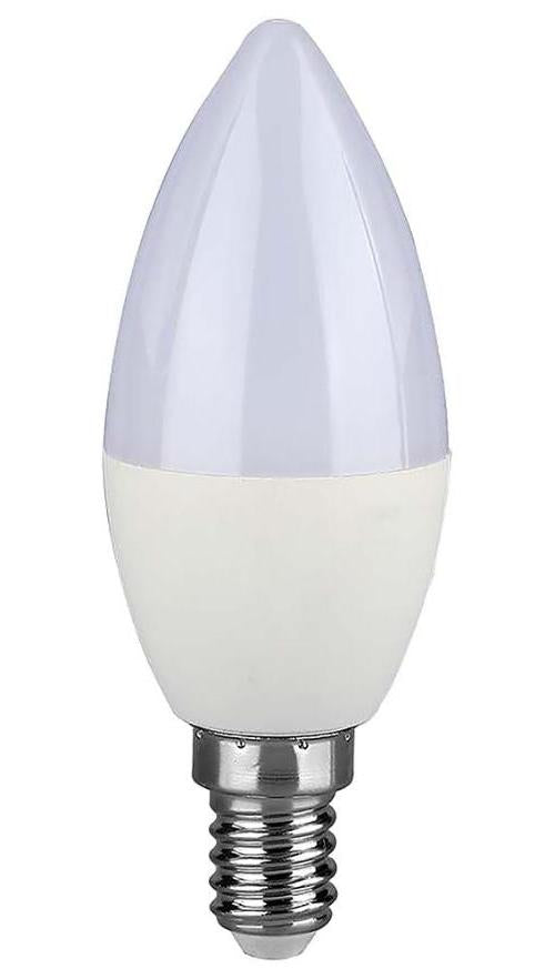 5.5W LED Frosted Candle Bulb, E14, 3000K, 470lm, Dimmable - 2120045