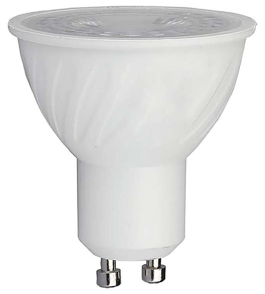 6W LED GU10 Bulb, 3000K, 445lm, 38° - 21195