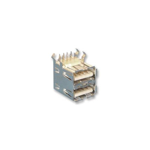 MULTICOMP - MC32594 - SOCKET, USB, PCB, RIGHT ANGLE, TYPE A, DOUBLE