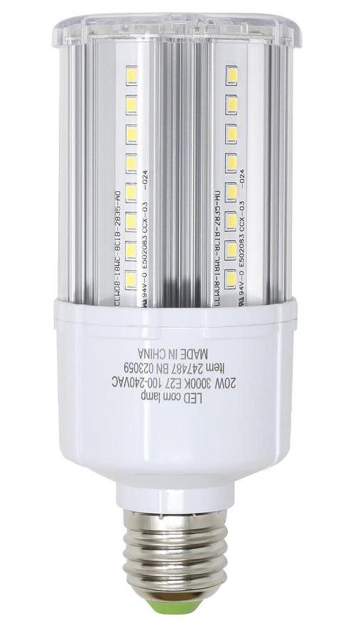 20W LED Corn Bulb, E27, 3000K, 2250lm - 247586