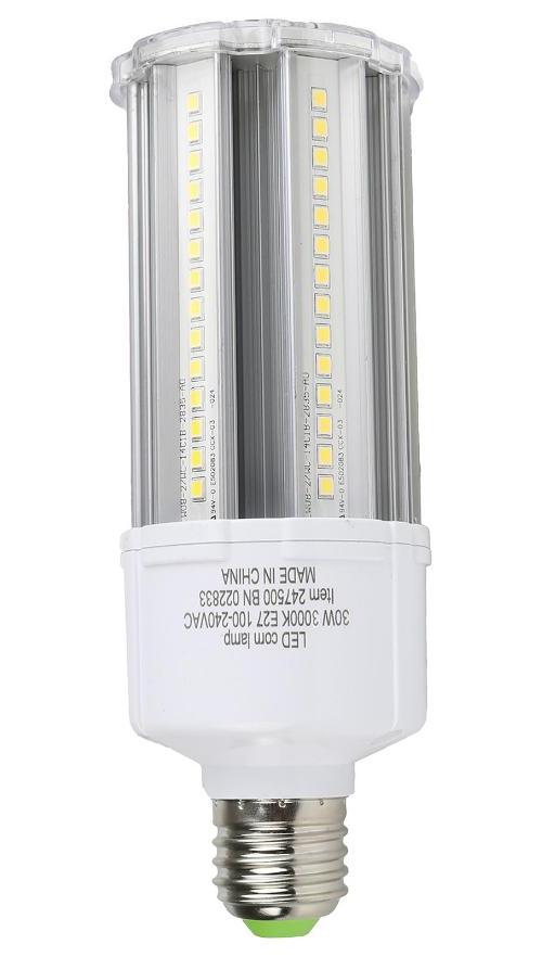 30W LED Corn Bulb, E27, 3000K, 3900lm - 247593
