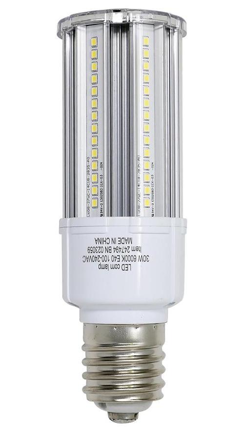 30W LED Corn Bulb, E40, 6000K, 3900lm - 247494