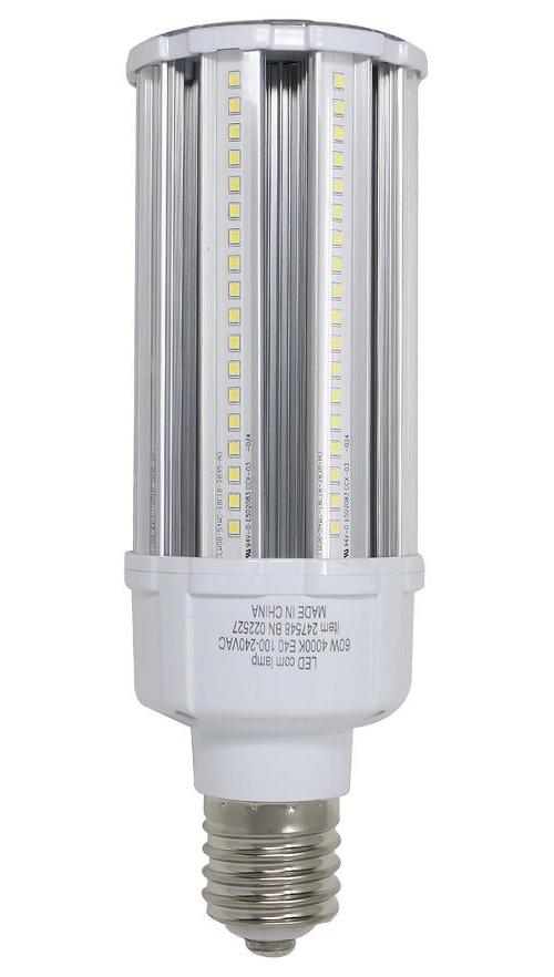 60W LED Corn Bulb, E40, 4000K, 7800lm - 247630