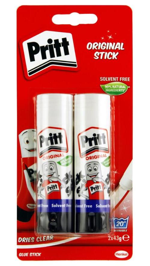 43g Original Glue Stick, Largest , 2 Pack - 2741552