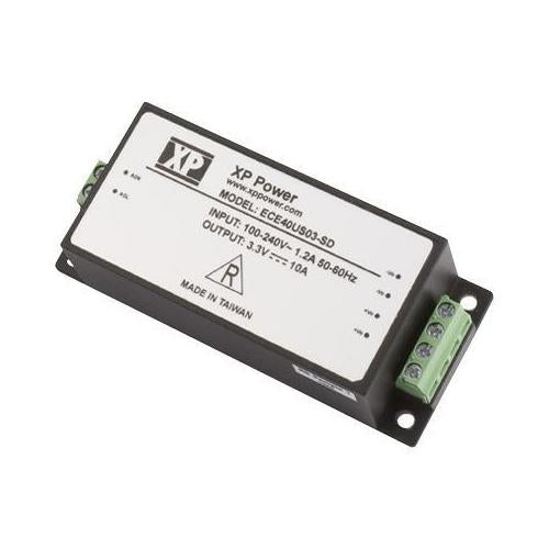 AC/DC DIN Rail Power Supply, 12V, 3.33A, 40W - ECE40US12-SD