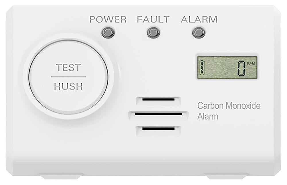 Standalone Carbon Monoxide Alarm, 10Y Battery Powered - QFS-ELCO