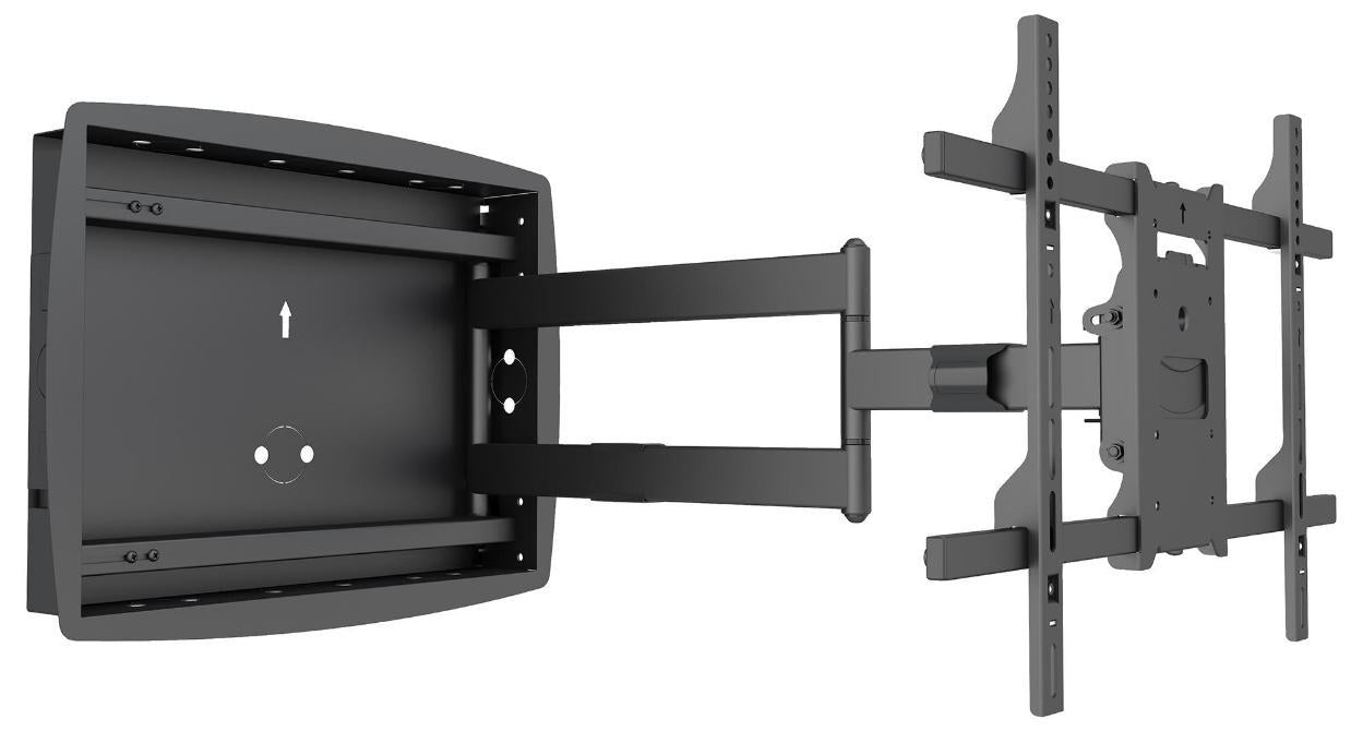 M Recessed Full Motion Flexarm Pro TV Wall Mount, 32" to 80" Screen - MB6737