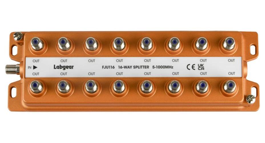 UHF Splitter, 16 Way, 5-1000MHz - FJU116