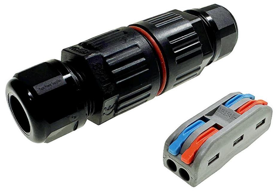 Waterproof Cable Joint Quick Connector, 2 Pole, IP68 - CON-WP-IP68-2P-QC