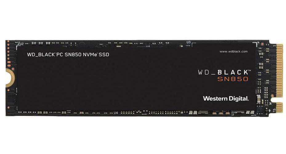WD Black SN850 NVMe M.2 2280 Solid State Drive, 1TB - WDS100T1X0E-00AFY0