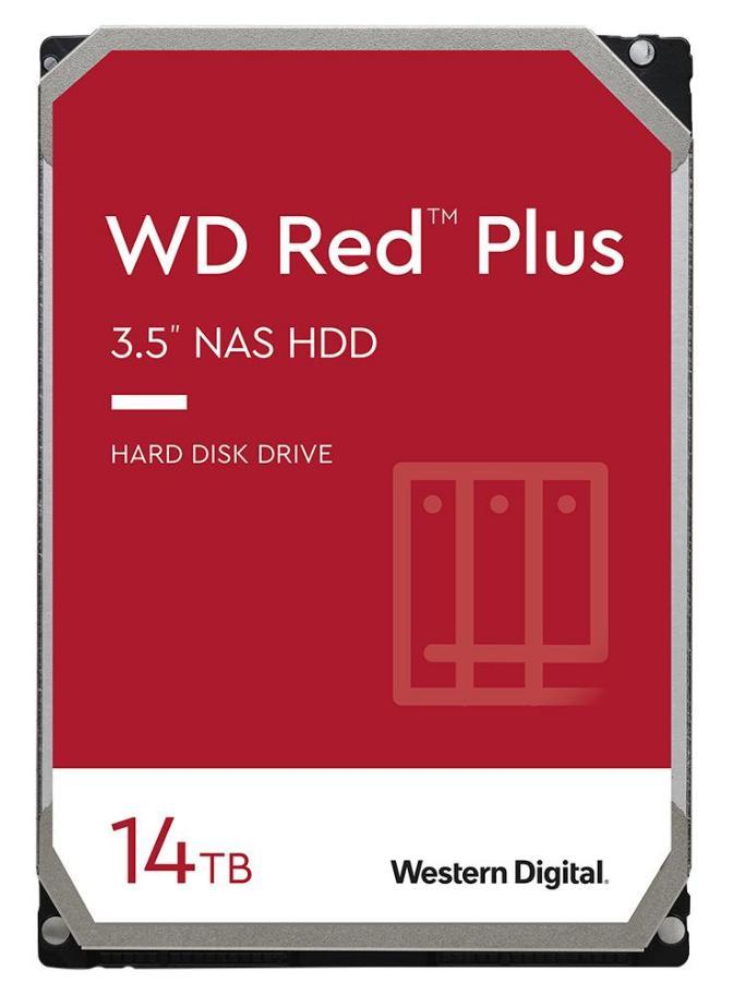 WD Red Plus NAS 3.5" Internal HDD SATA 6Gbps, 14TB - WD140EFGX