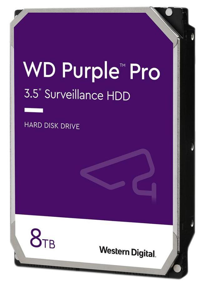 WD Purple Pro Surveillance 3.5" Internal HDD SATA 6Gb/s, 8TB - WD8001PURP