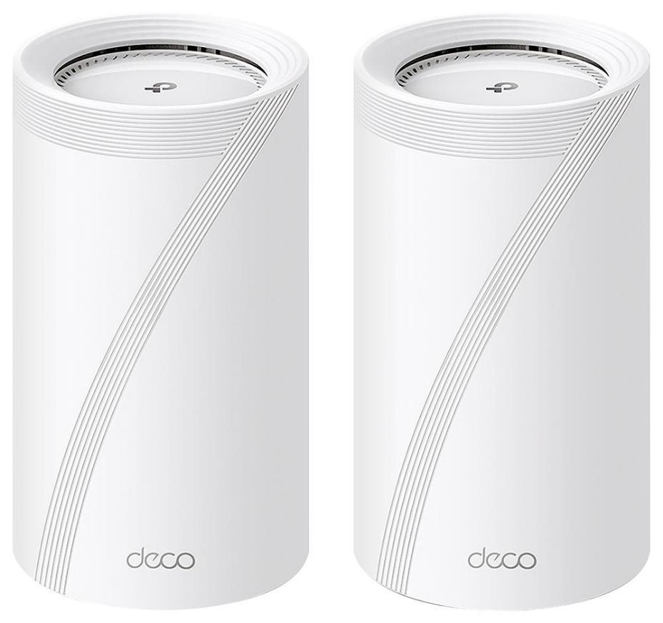 Deco BE19000 WiFi 7 Tri-Band Whole Home Mesh Wireless System with WPA3 & 10GbE, Twin Pack - DECO BE85(2-PACK)