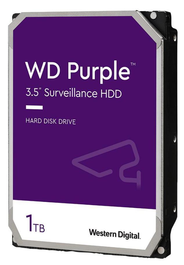 WD Purple Surveillance 3.5" Internal Hard Drive SATA 6Gb/s, 1TB - WD11PURZ