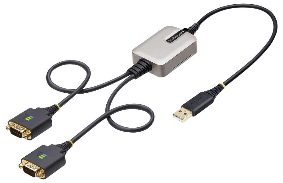 USB-SERIAL ADAPTER, 2 PORT, 0.6M - 2P1FFC-USB-SERIAL