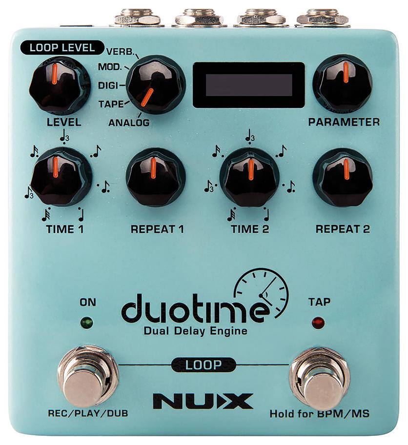 NDD-6 DuoTime Dual Delay Engine Effects Pedal - NDD-6