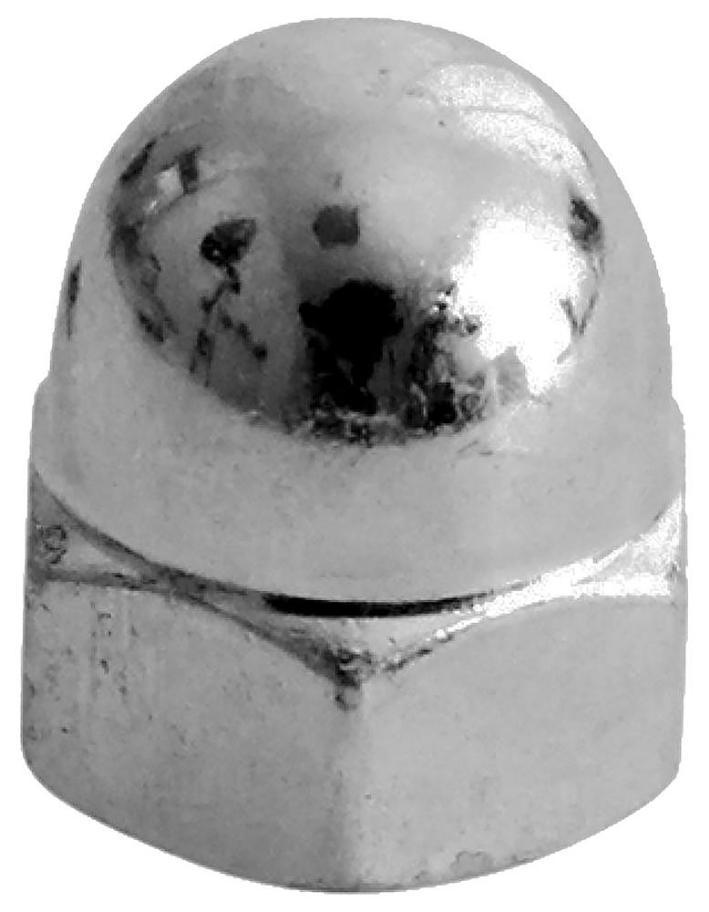 M5 A2 Stainless Steel Hex Dome Nut (DIN 1587), 10 Pack - ND5SSX